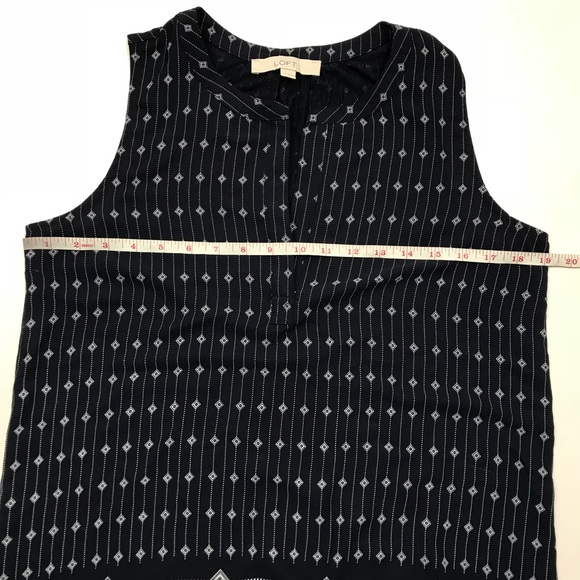 Ann Taylor LOFT Womens V Neck Tank Top Sz S B614 - Picture 3 of 6